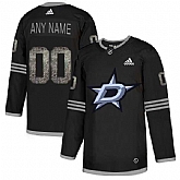 Customized Men's Stars Any Name & Number Black Shadow Logo Print Adidas Jersey,baseball caps,new era cap wholesale,wholesale hats